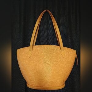 Louis Vuitton Yellow Epi Saint Jacques GM
